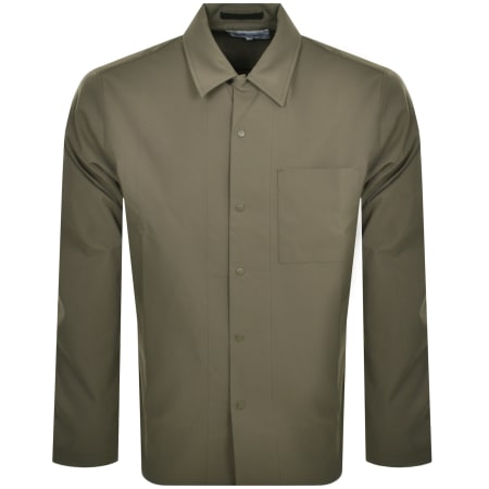 Norse Projects Carsten Cotton Tencel Shirt Khaki | Mainline